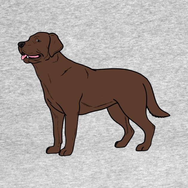 Chocolate Labrador Retriever by rmcbuckeye